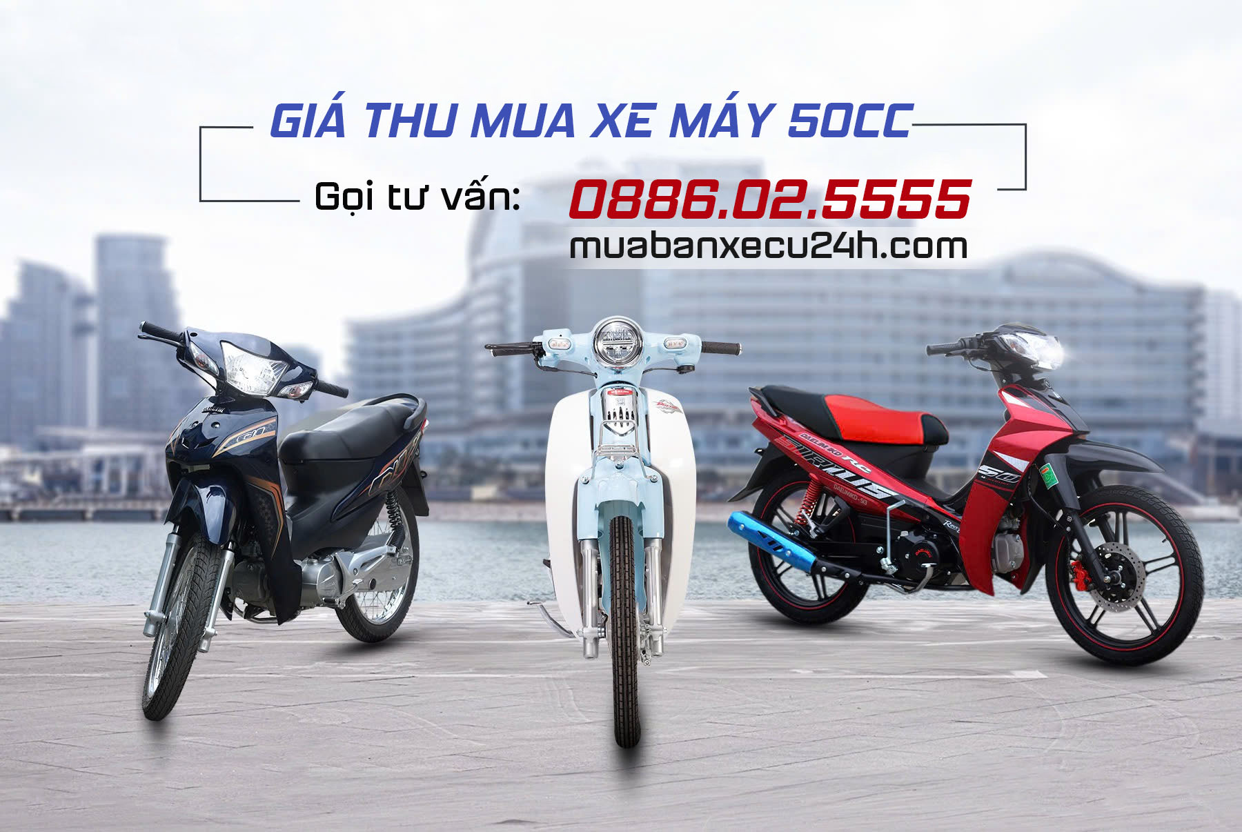 bảng giá thu mua xe máy 50cc