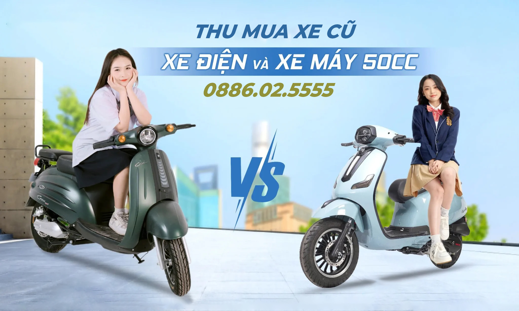 Top 10 mẫu xe 50cc tốt nhất, thu mua xe máy 50cc