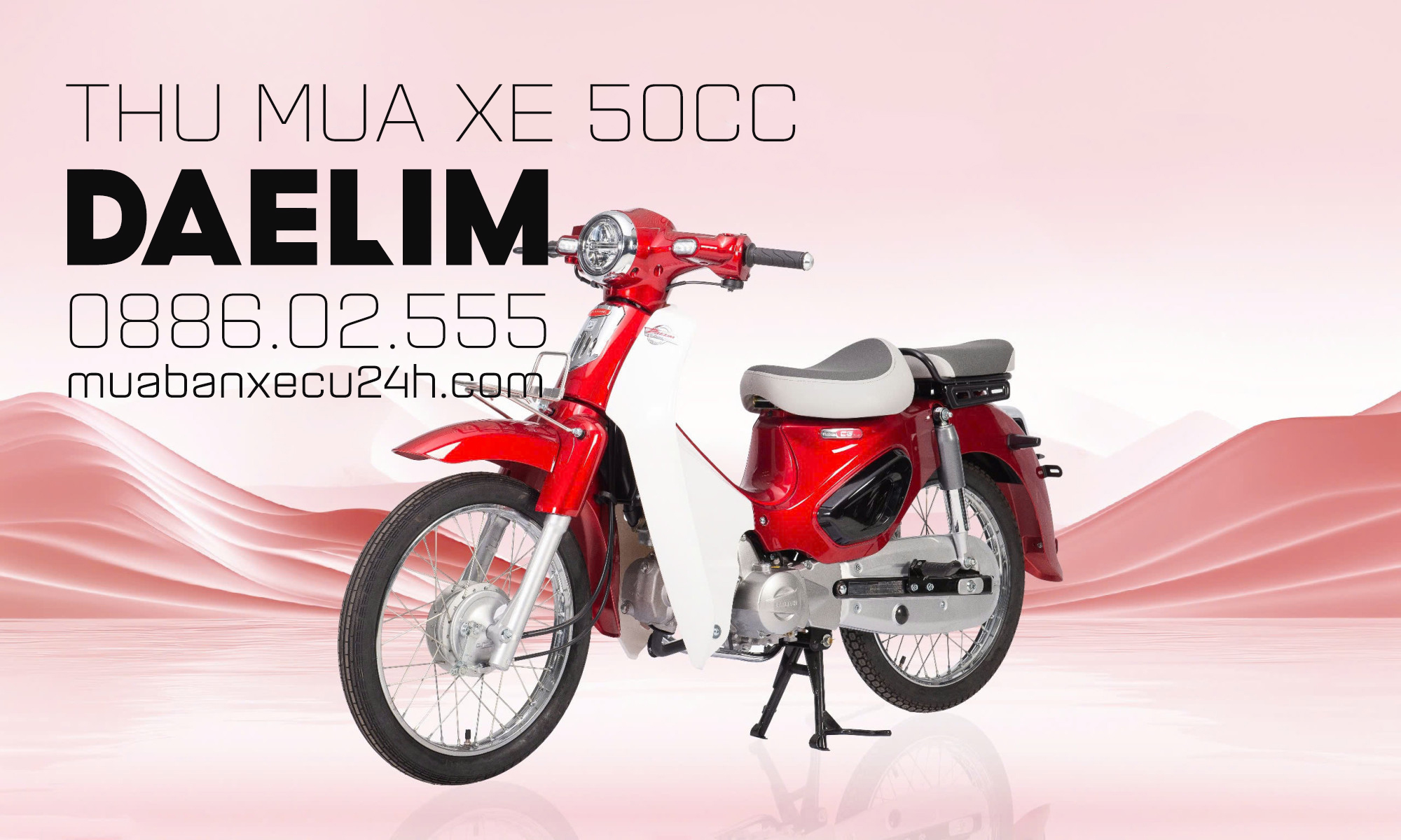Thu mua xe máy 50cc Daelim