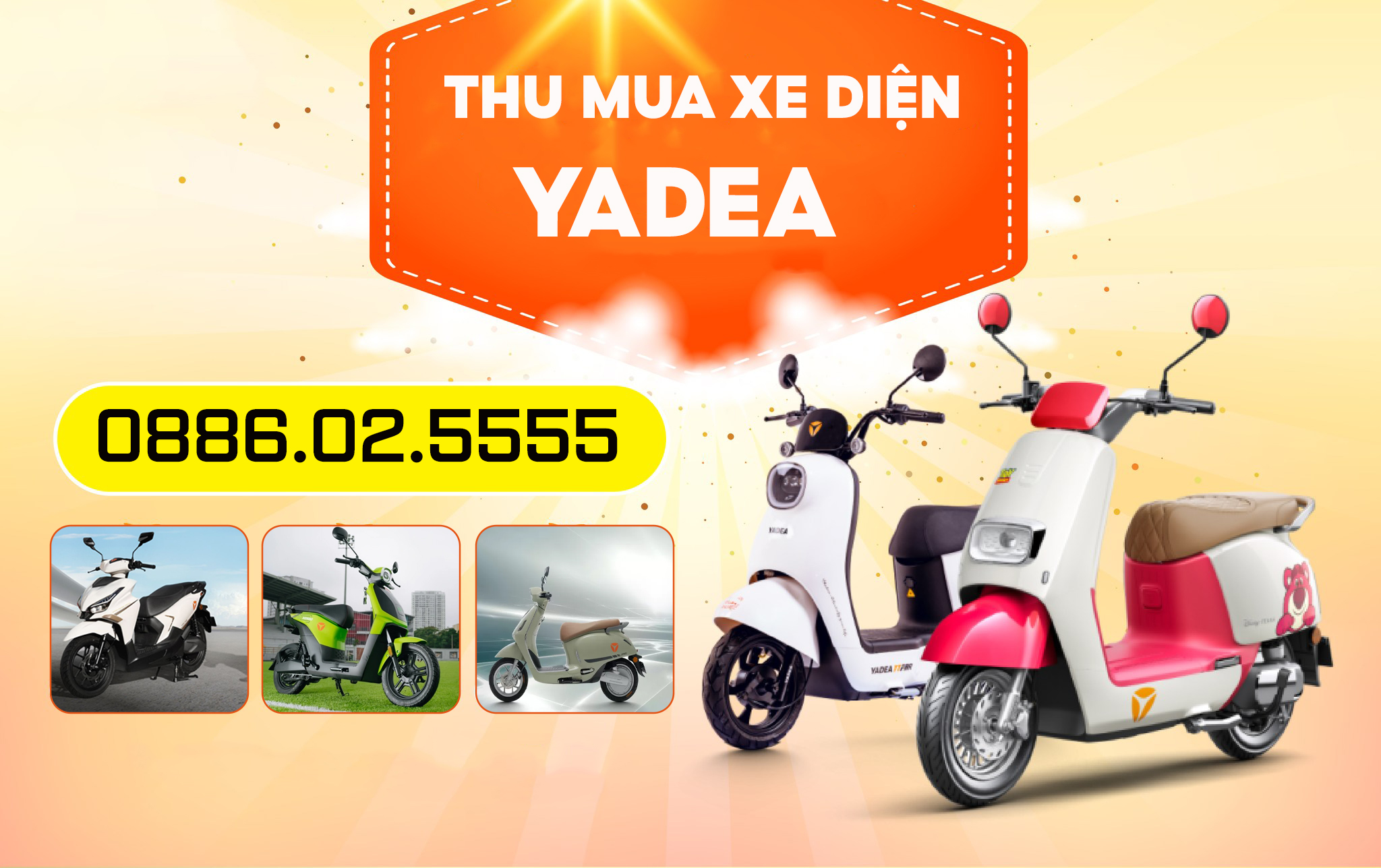 Thu mua xe điện Yadea