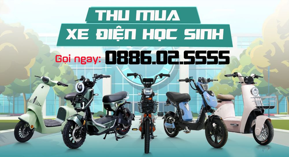 Thu mua xe điện học sinh, thu giá cao, thu tận nơi