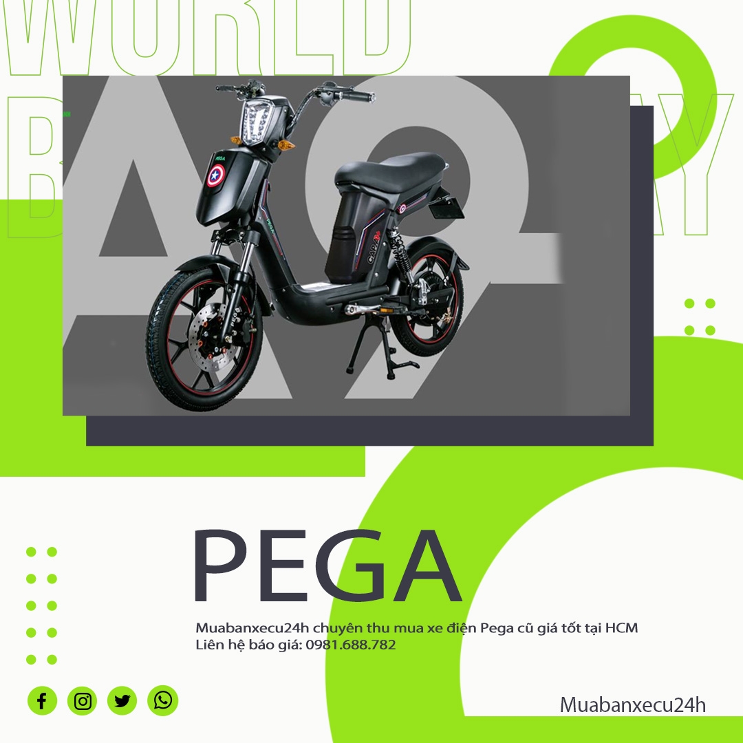 Thu mua xe điện Pega cũ, hỏng