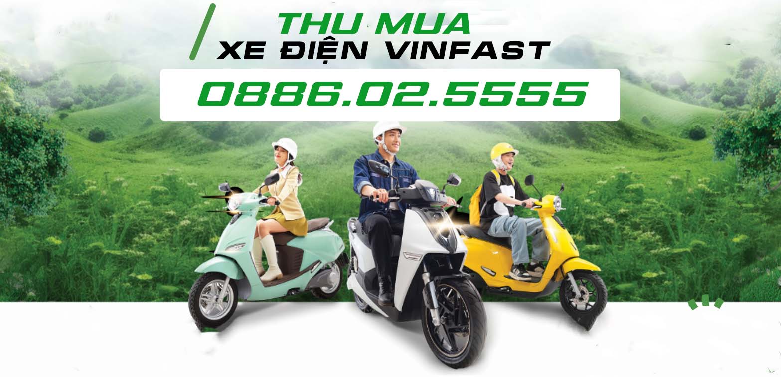 Thu mua xe điện VinFast cũ hỏng