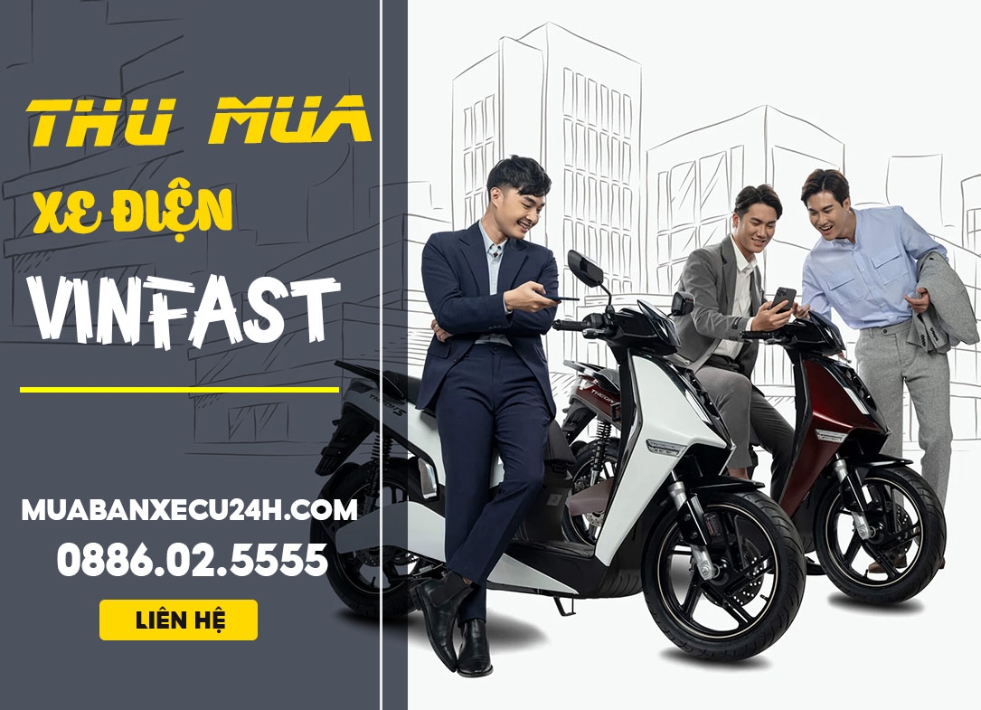 Thu mua xe điện VinFast cũ, hỏng tại HCM