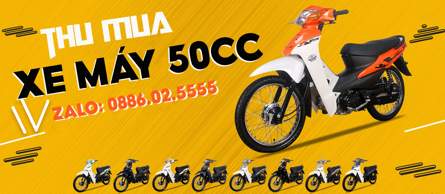 Thu mua xe máy 50cc Trung Quốc