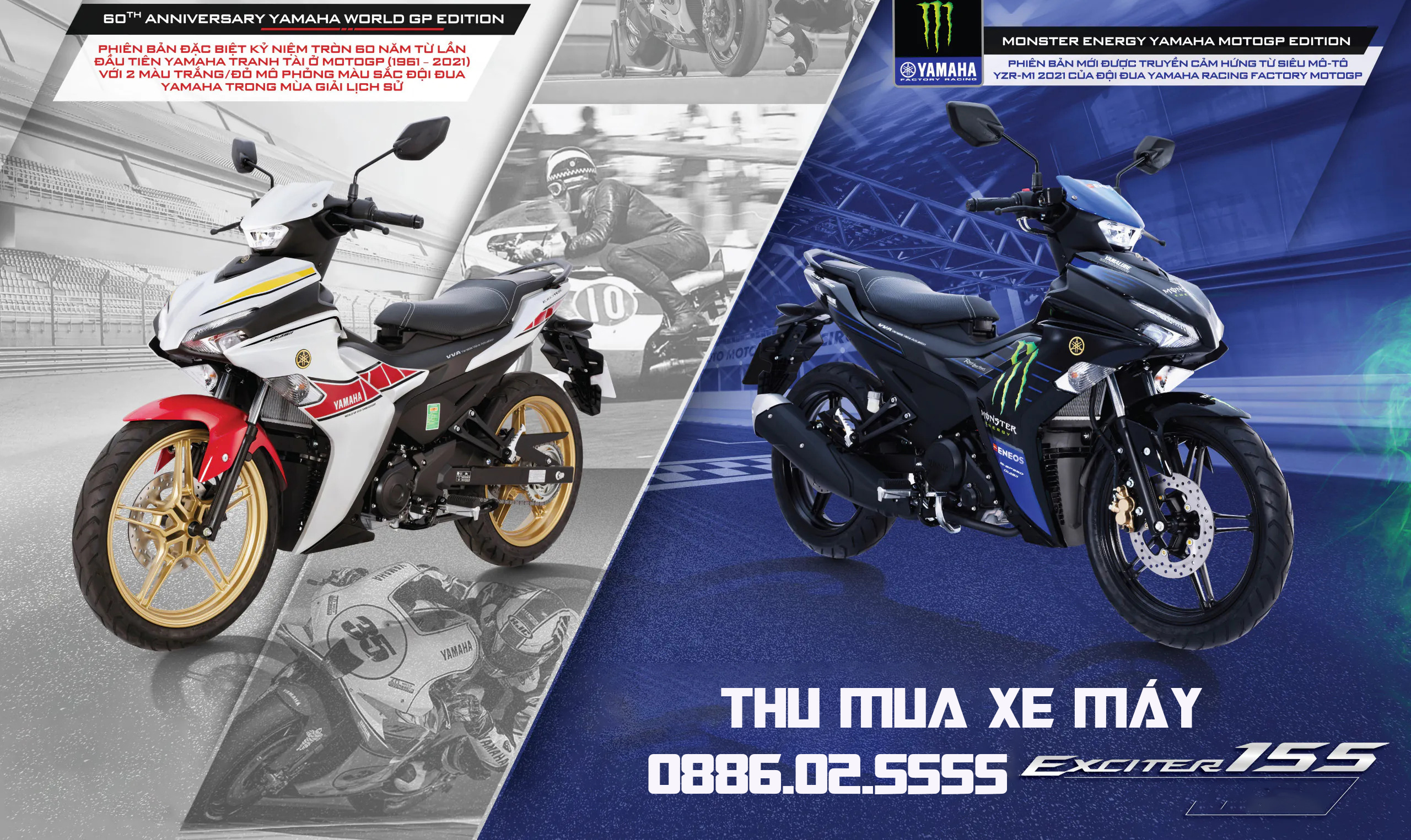 Thu mua xe máy Exciter cũ