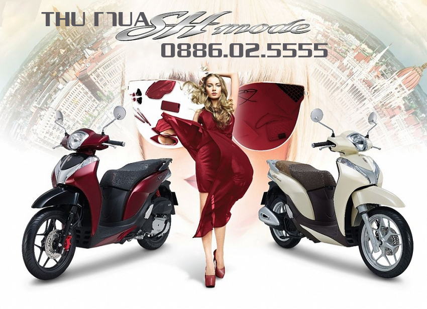 Thu mua xe máy SH mode cũ